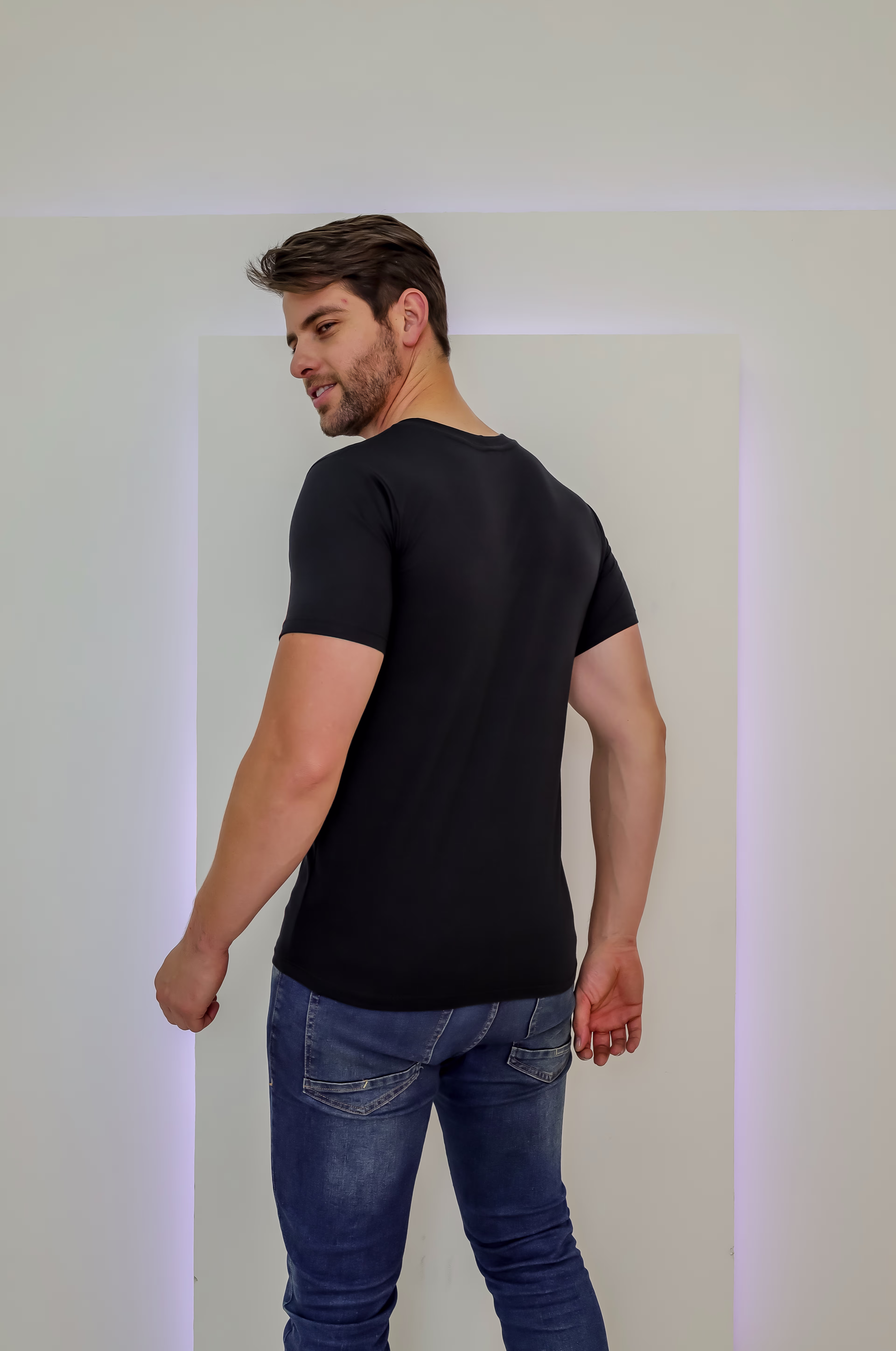 T-Shirt Vintage Fusca Preta - Vista 4