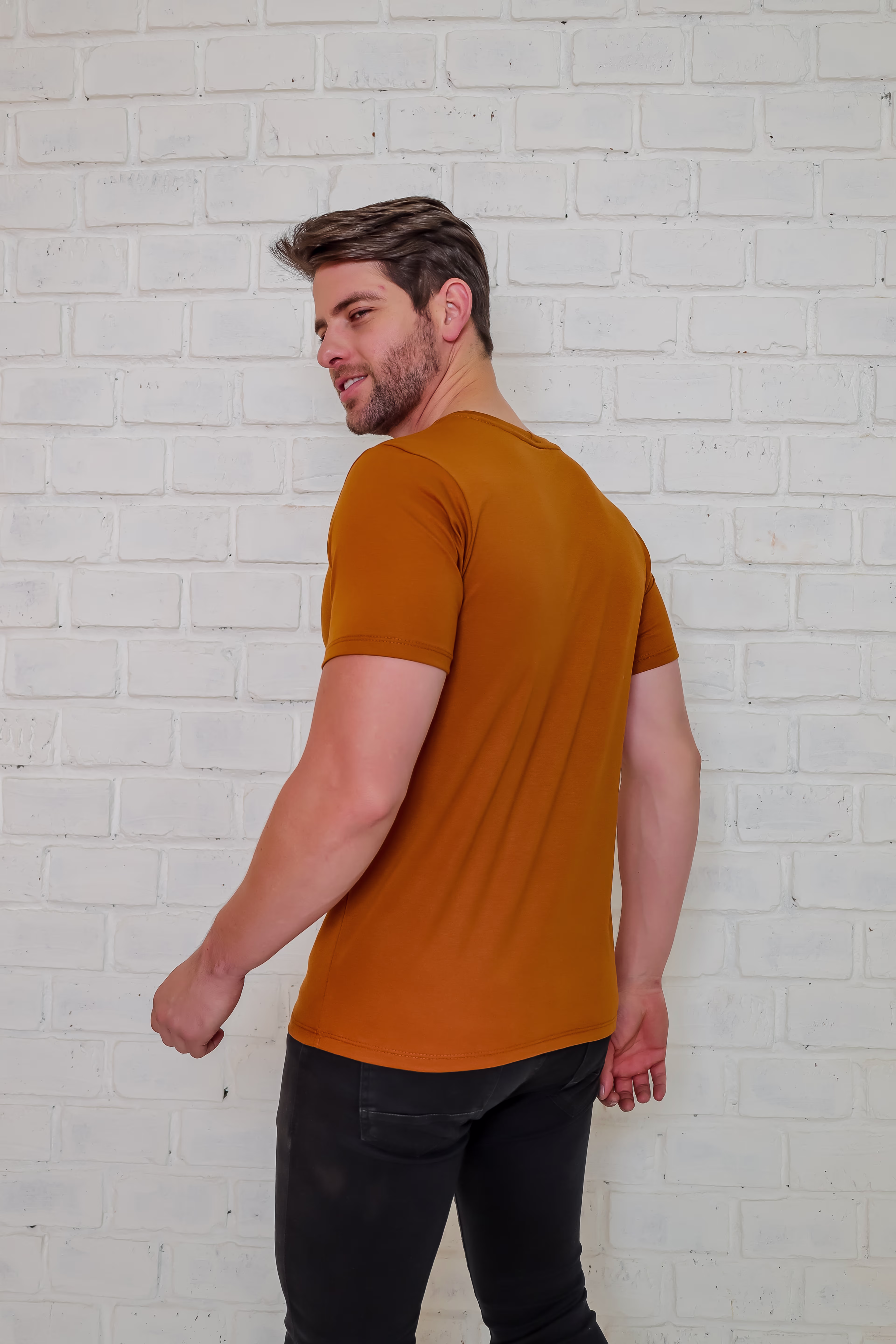 T-Shirt Vintage Fusca Ferrugem - Vista 4