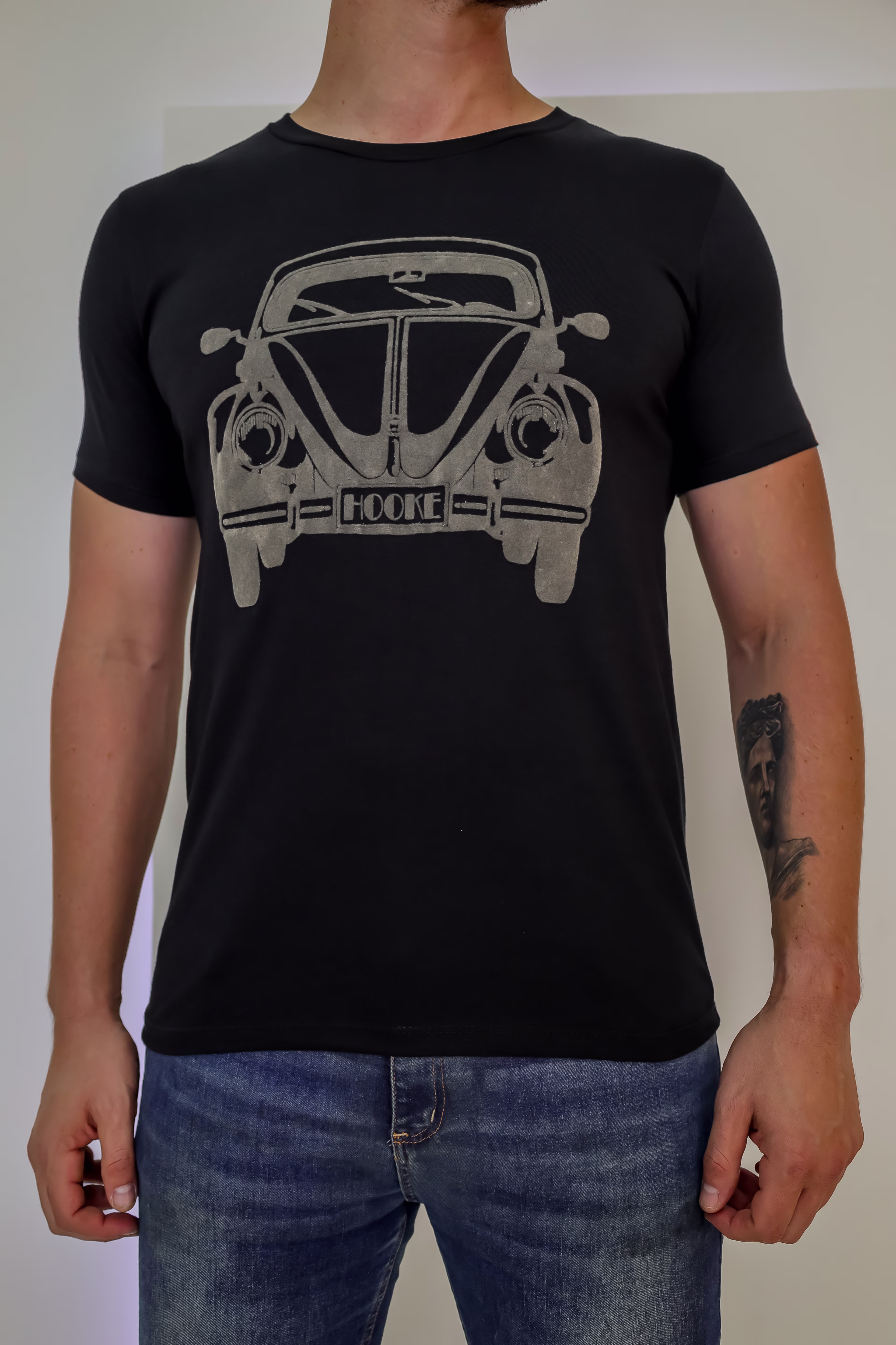 T-Shirt Vintage Fusca Preta - Vista 2