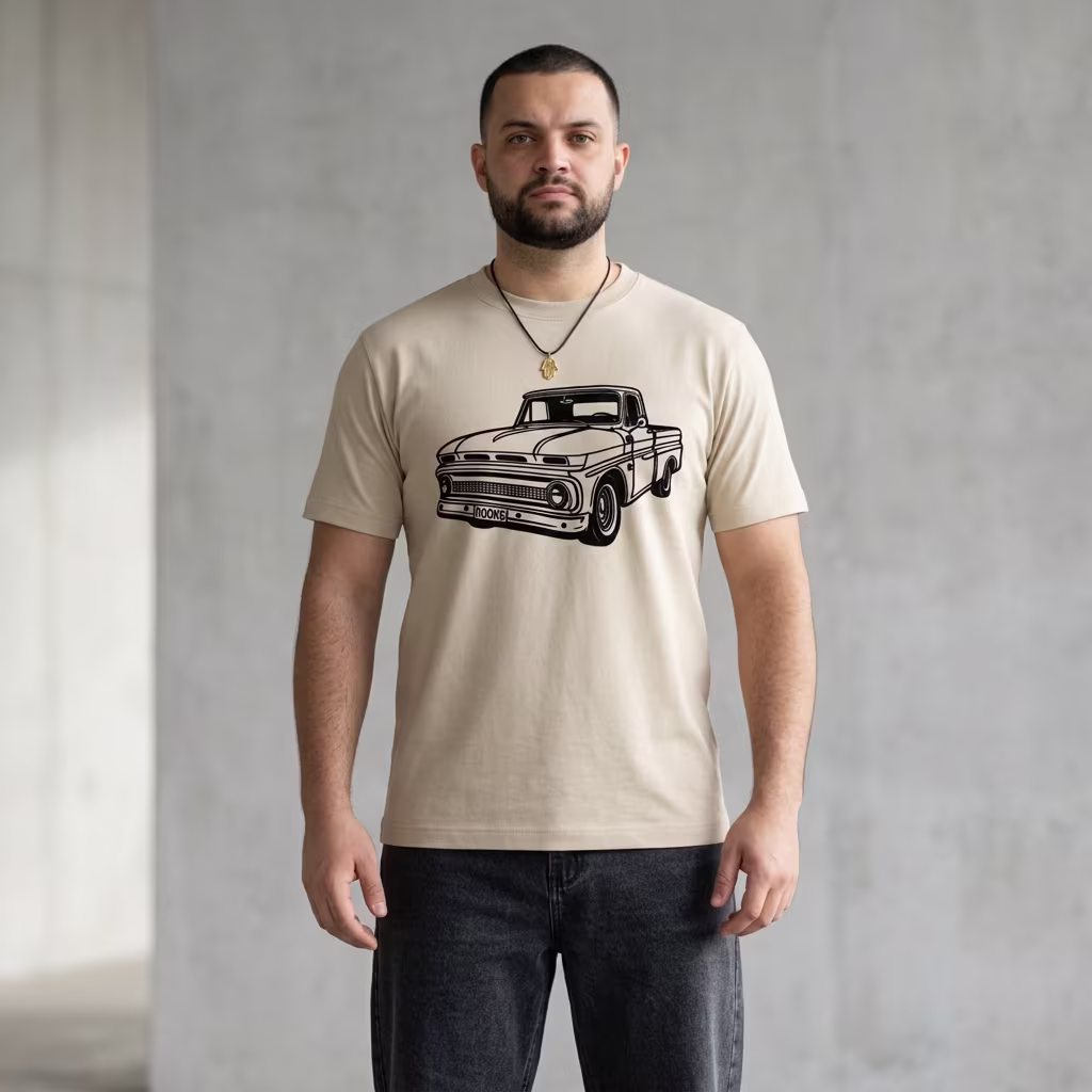 T-Shirt Vintage pickup - Vista 4