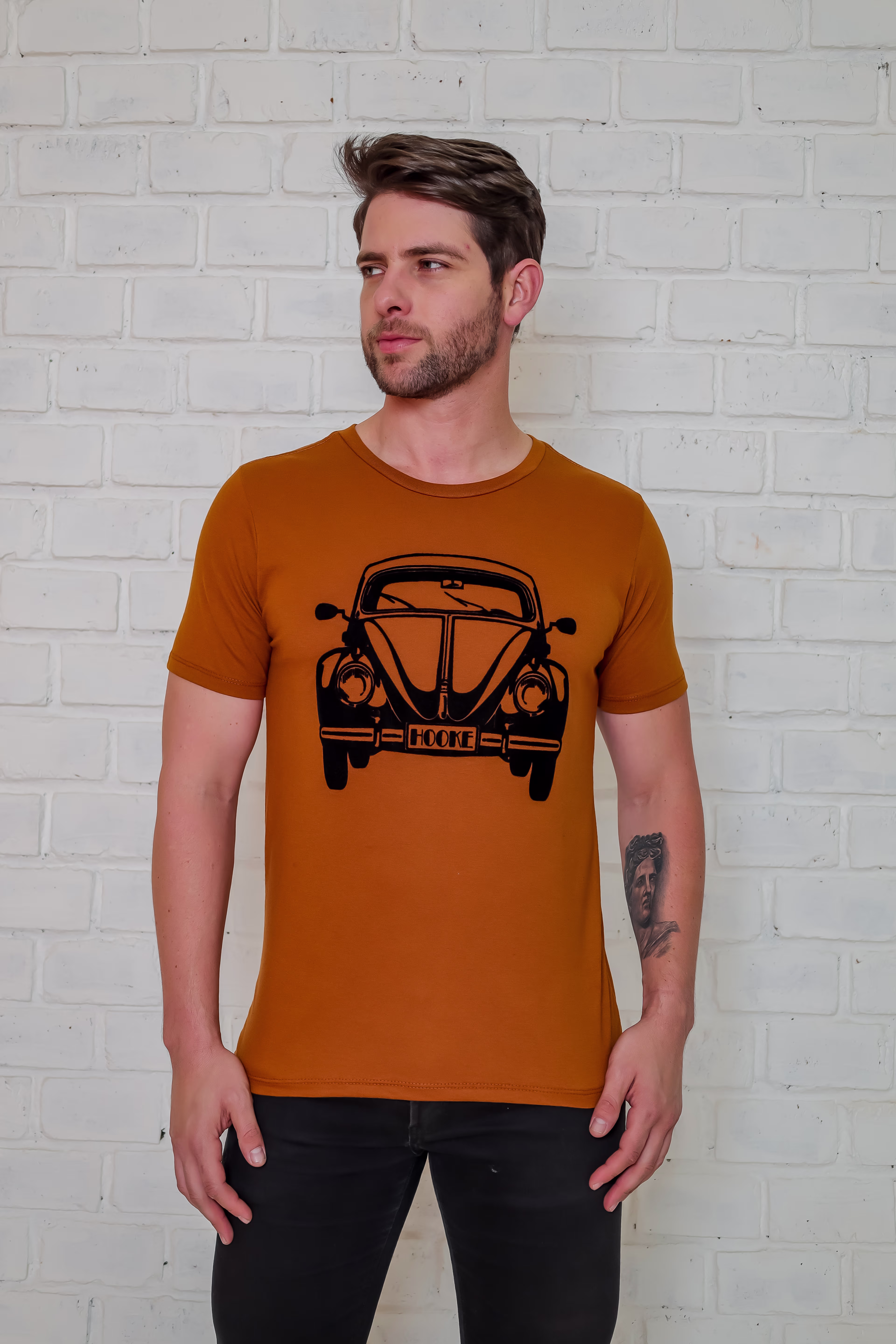 T-Shirt Vintage Fusca Ferrugem - Vista 2