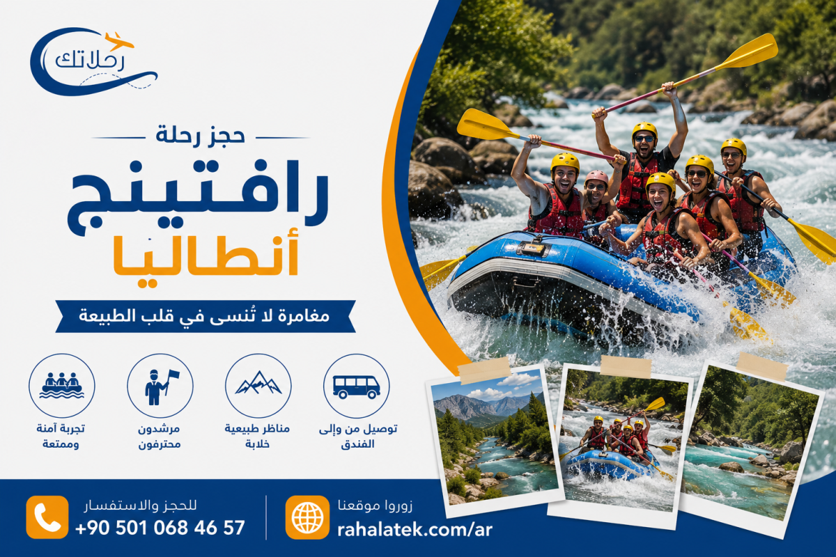 رحلة رافتينج انطاليا
