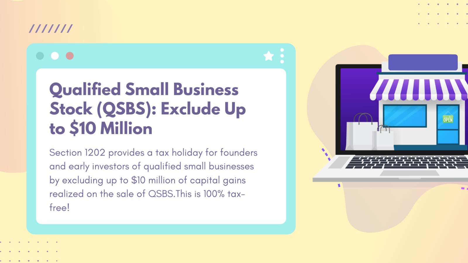 Qualified Small Business Stock QSBS