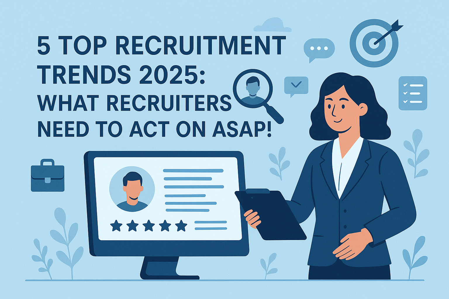 5 Top Recruitment Trends 2025: What Recruiters Need To Act On ASAP!