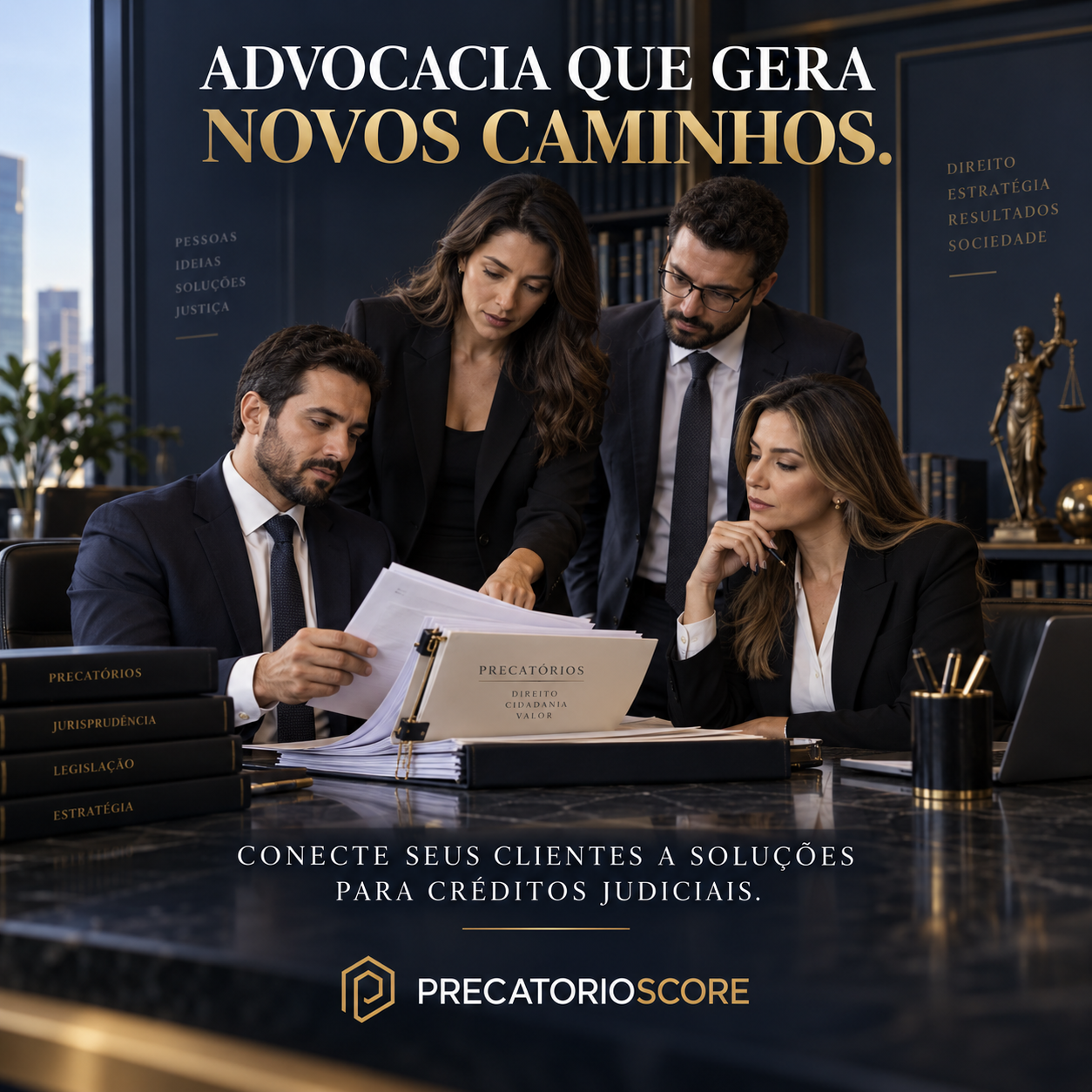 Selecione ativos. Estruture oportunidades