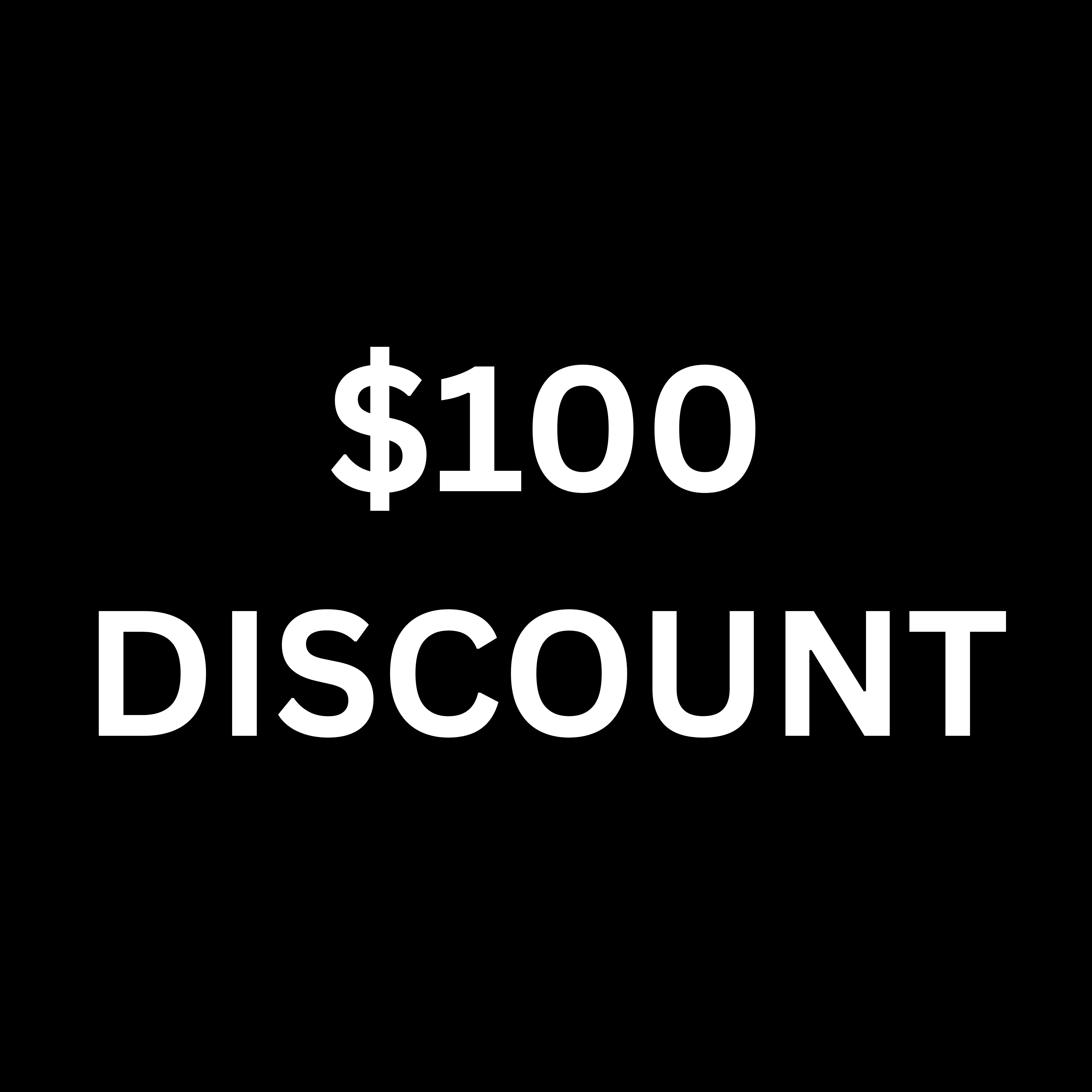 $100 Discount