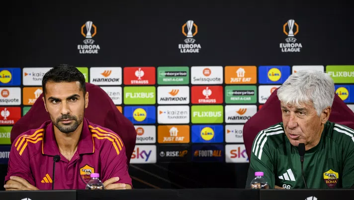Gasperini e Celik in conferenza stampa alla vigilia del match col Vktoria Plzen e probabili formazioni