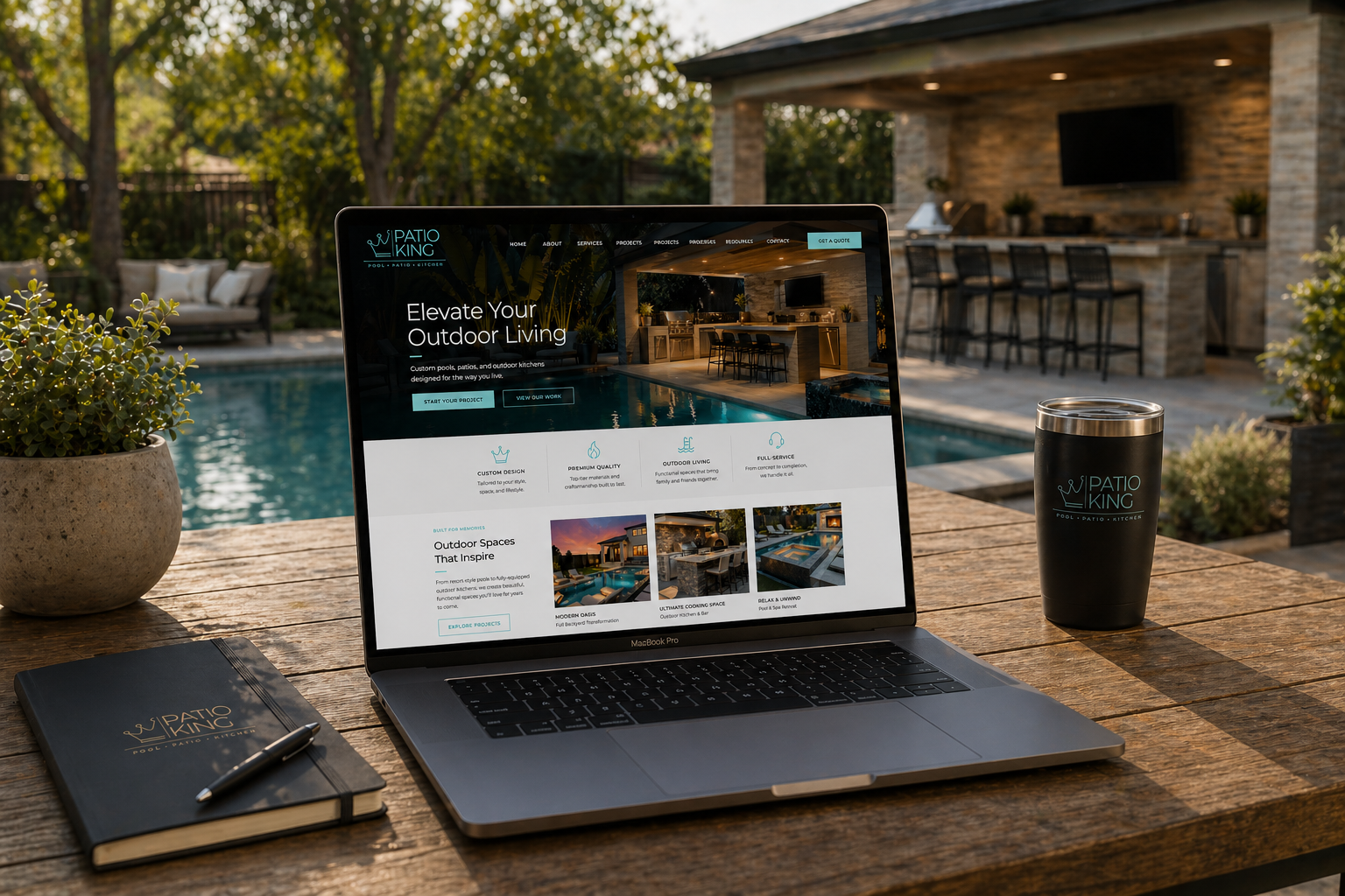 Patio King website project