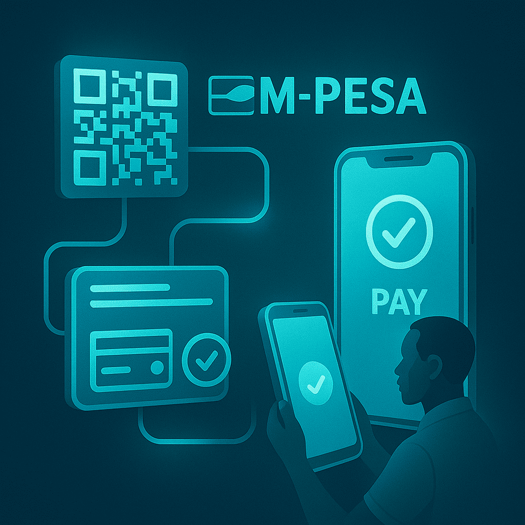 M-Pesa and digital payment systems helping Kenyan businesses process online transactions in 2026.