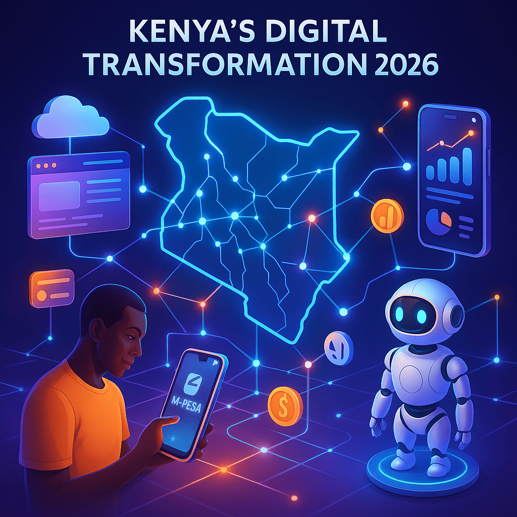Digital solutions transforming business growth in Kenya in 2026 with websites, AI, mobile apps, and automation