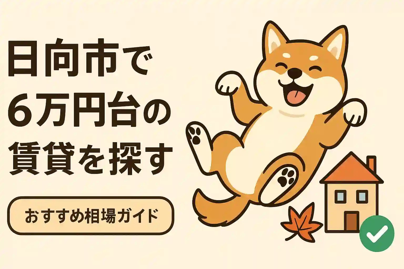 日向市で6万円以上の賃貸を探す｜築浅・新築・2LDK/3LDKの相場と選び方の画像