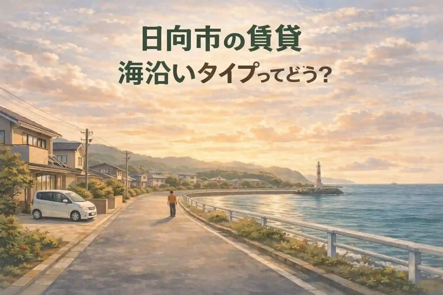 日向市の賃貸は「海沿いタイプ」で考える｜家賃感・選択肢重視の暮らし方の画像