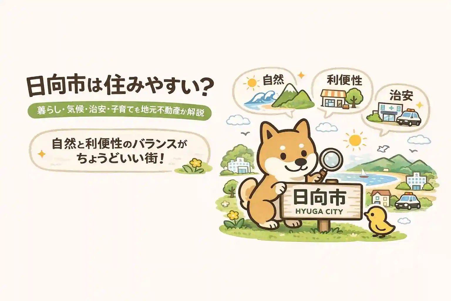 日向市は住みやすい？暮らし・気候・治安・子育てを地元不動産が解説の画像