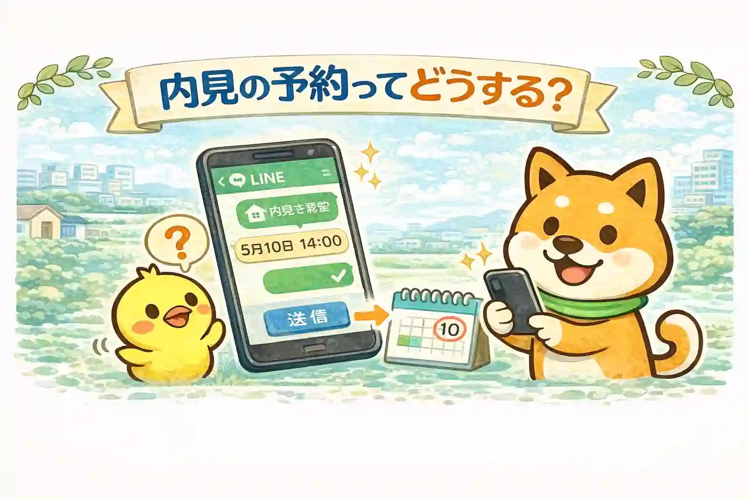 日向市の賃貸物件探しのコツ｜条件整理から内見予約まで、迷わない進め方の画像