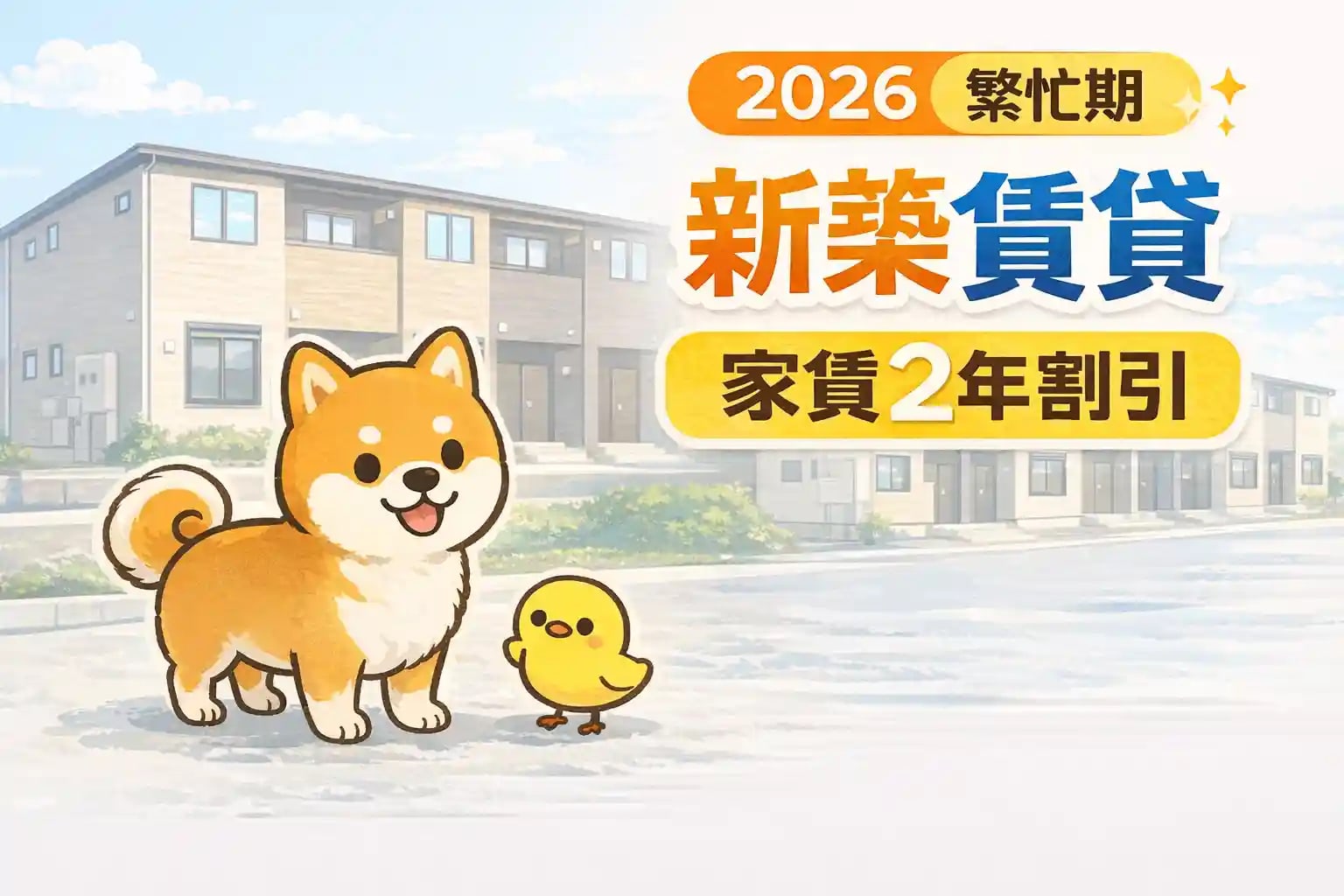 日向市の新築賃貸｜2026年繁忙期「大東建託の家賃2年間割引」物件まとめの画像