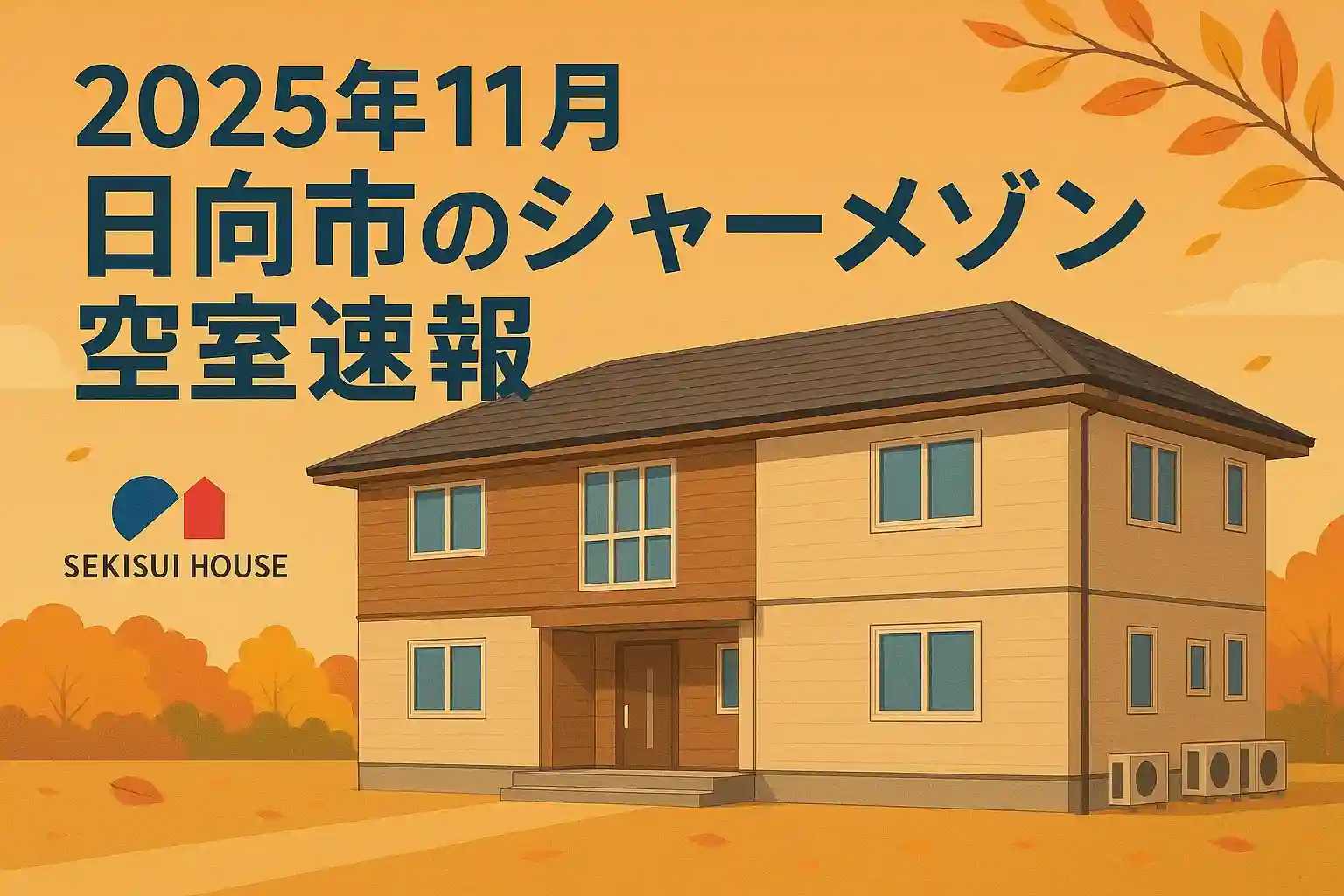 2025年11月の日向市シャーメゾン空室速報のアイキャッチ画像