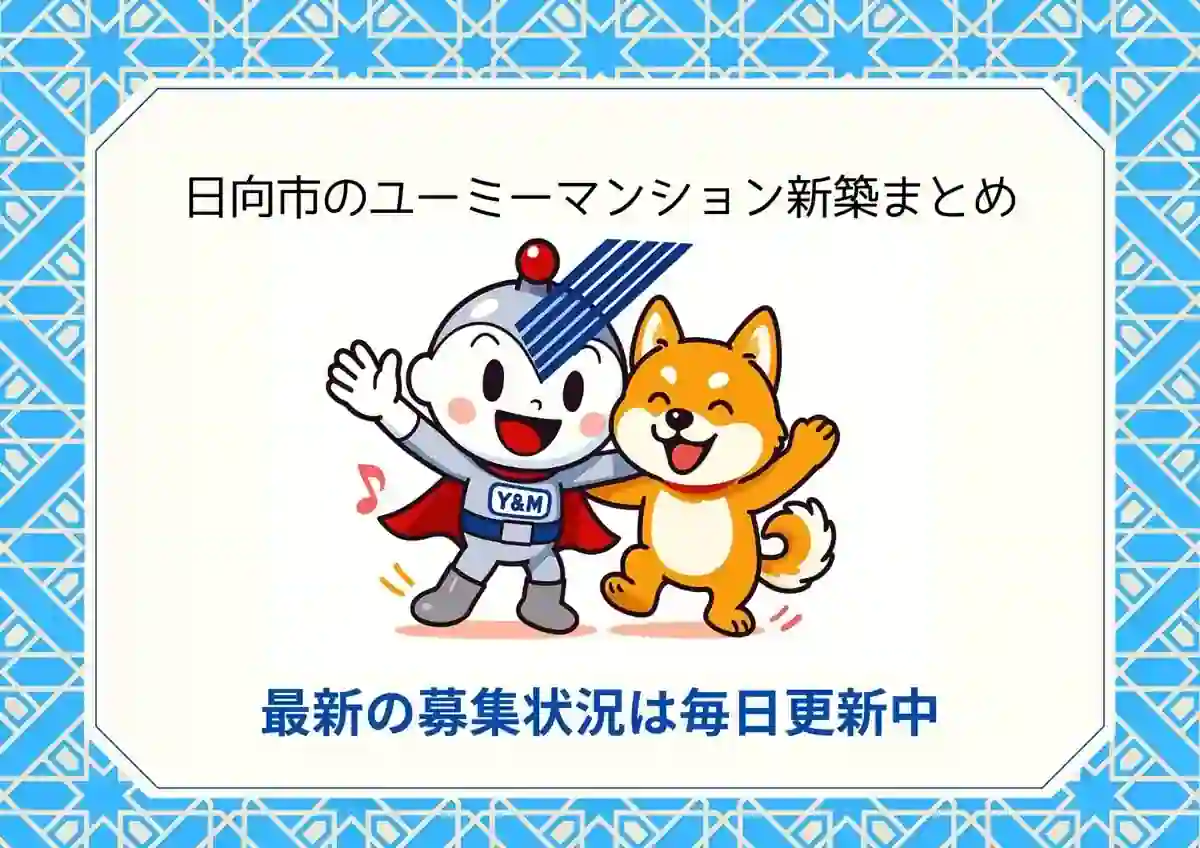 日向市で募集・建築中の新築ユーミーマンションをまとめた特集ページのアイキャッチ画像