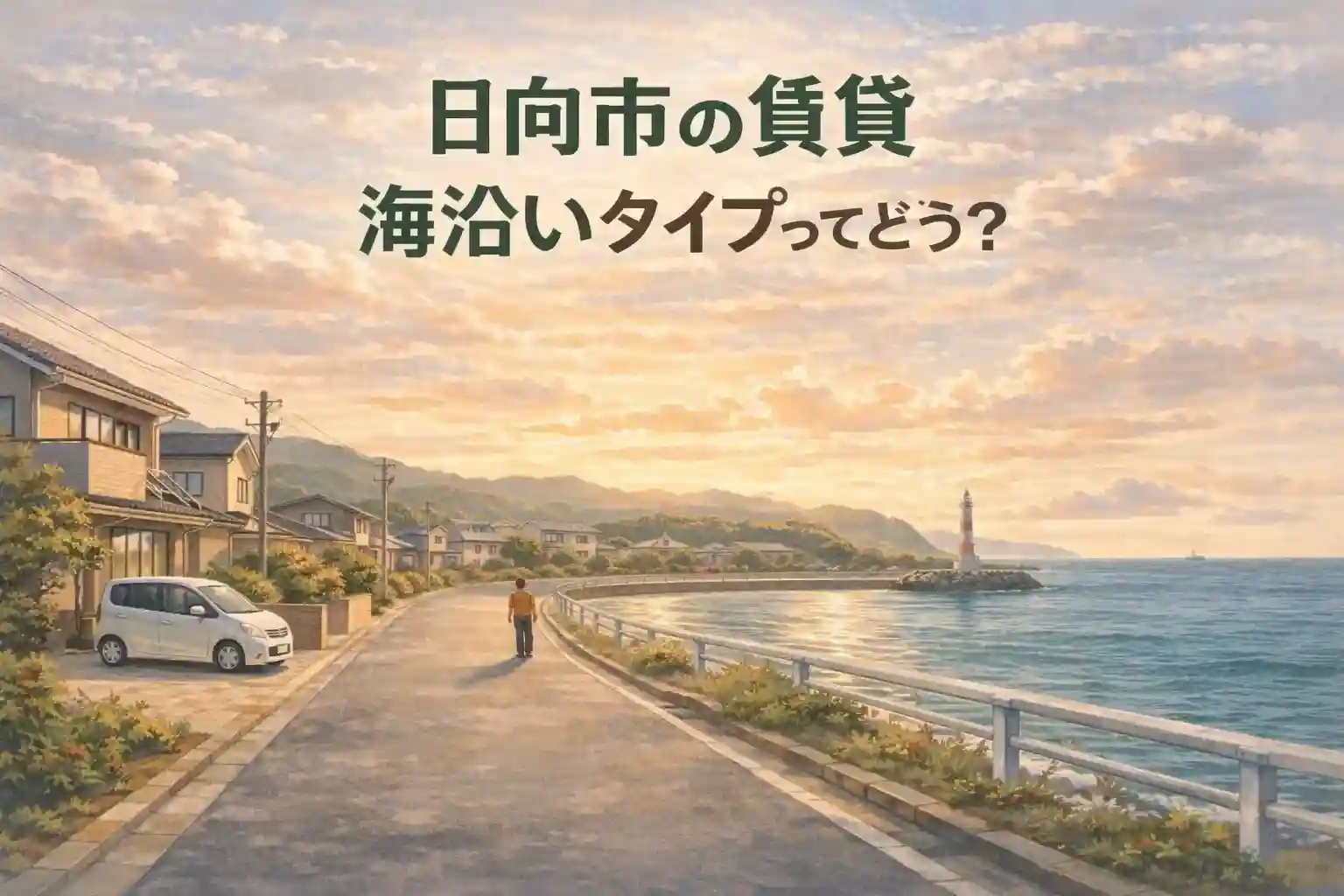 日向市の賃貸：海沿いタイプ（家賃感・選択肢重視）の暮らし方を解説する記事