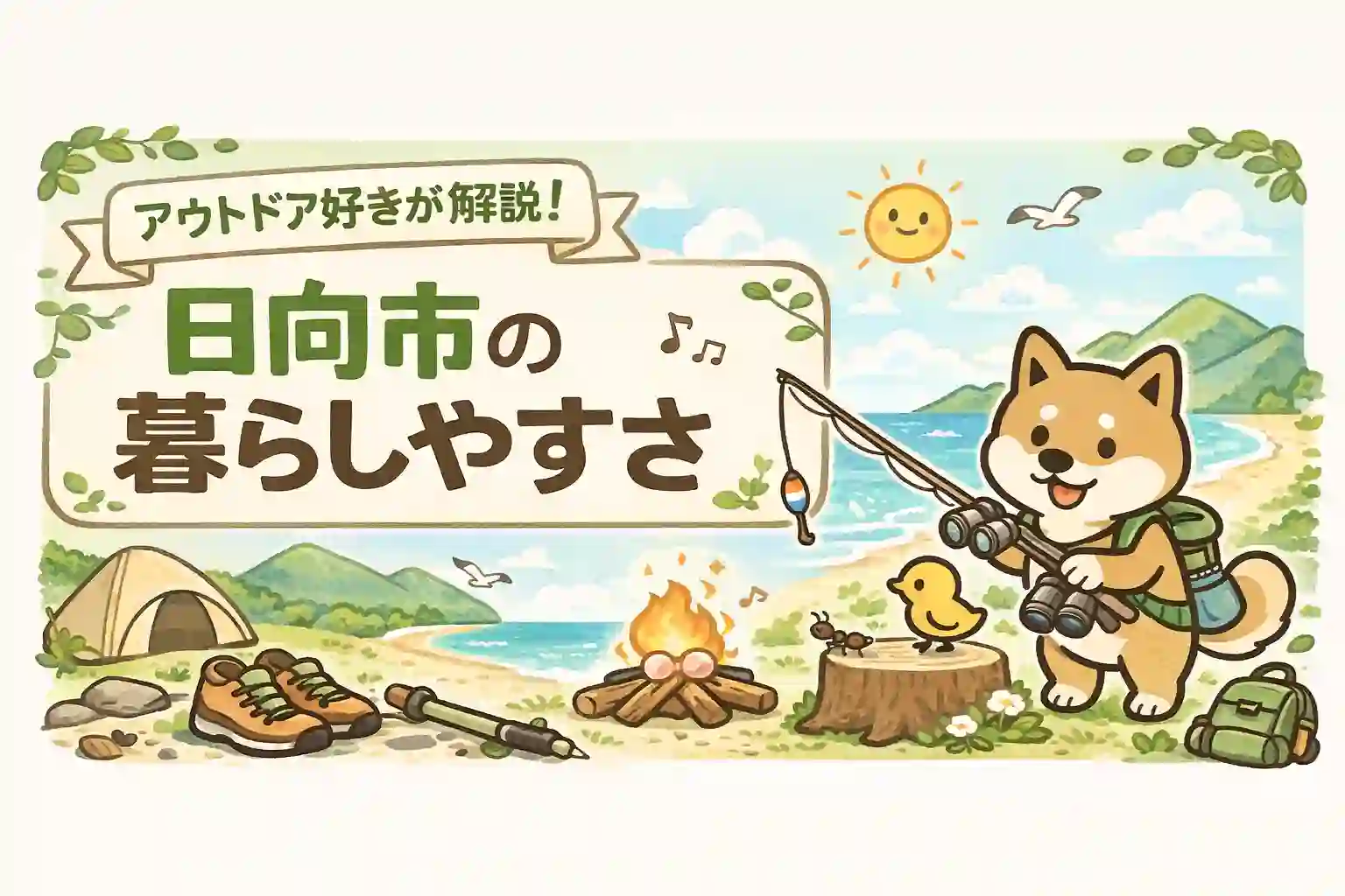 日向市の自然と気候は住むとどう？アウトドア好き目線で暮らしやすさを解説