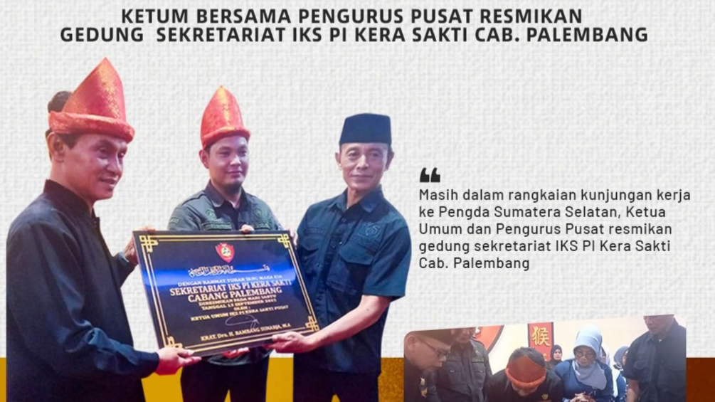 peresmian Sekretariat Cabang Palembang