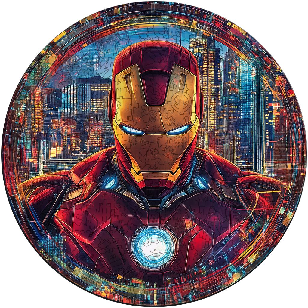 Rompecabezas Circular Iron Man