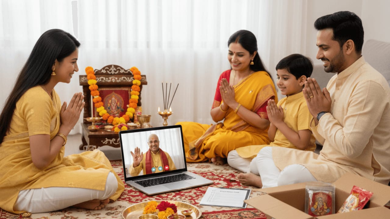 Home Puja via Video Call