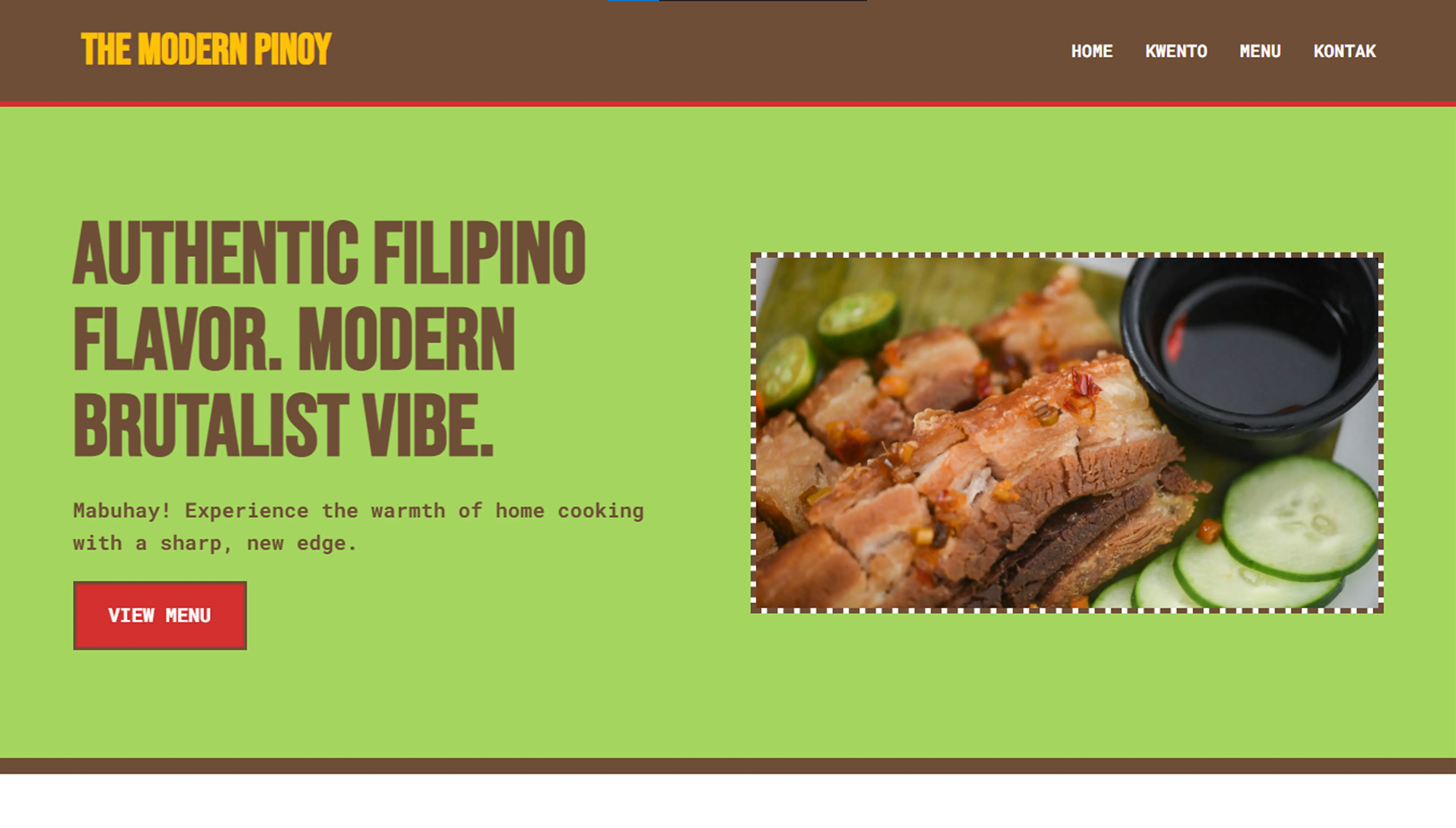 Screenshot of The Modern Pinoy