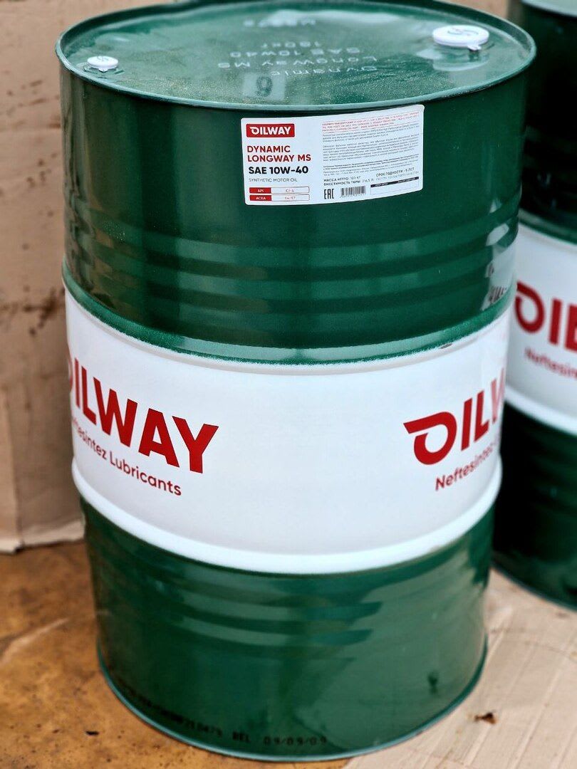 Масло моторное Dynamic LongWay MS 10W40 CI-4, E4/E7, синтетическое, для дизельного двигателя, 180кг