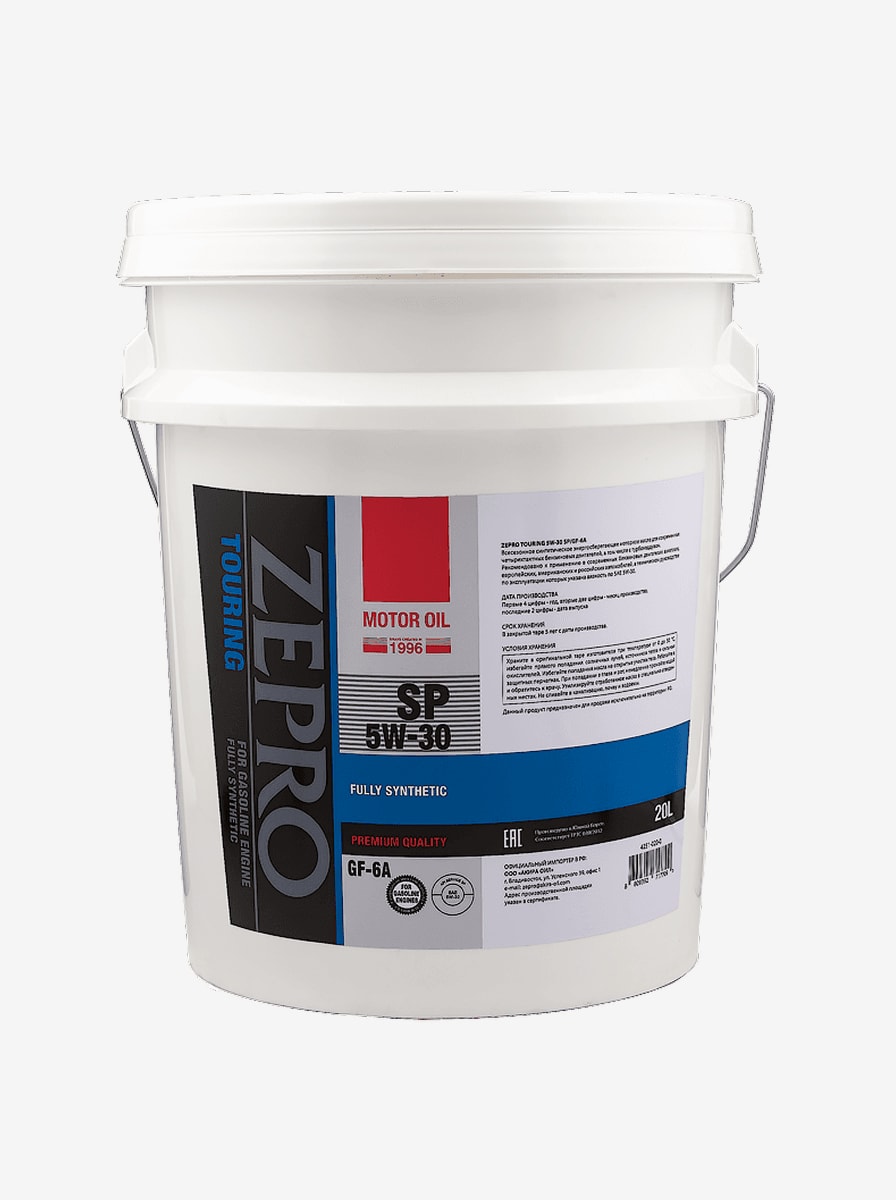 Моторное масло ZEPRO TOURING FS SP/GF-6A 5W30 20л