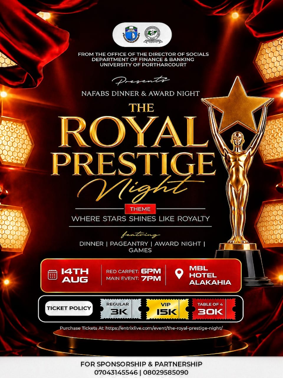 THE ROYAL PRESTIGE NIGHT 