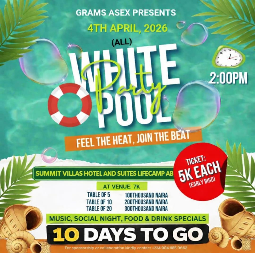 All White Pool party 🎉