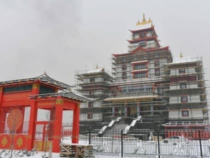 В Туве перенесли открытие крупнейшего в России буддийского монастыря