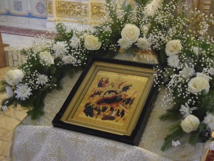 Служение Правящего архиерея на третий день праздника Рождества Христова