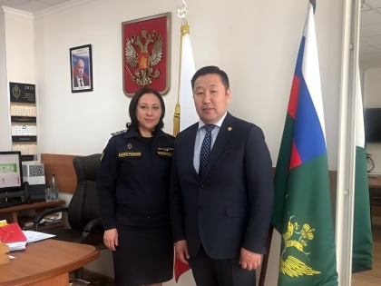 Рабочая встреча начальника Управления Минюста России по Республике Хакасия с руководителем УФСП России по Республике Хакасия