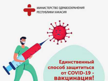 Статистика по привитым от COVID-19 в Хакасии