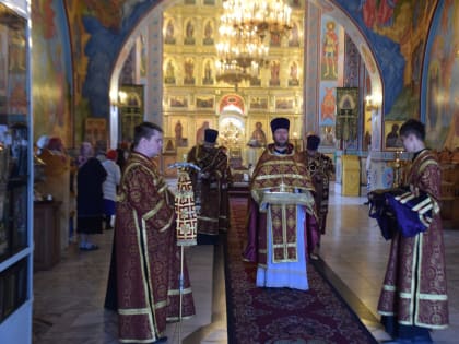 В день праздника Усекновения главы Пророка, Предтечи и Крестителя Господня Иоанна архиепископ Ионафан совершил Божественную Литургию в кафедральном соборе