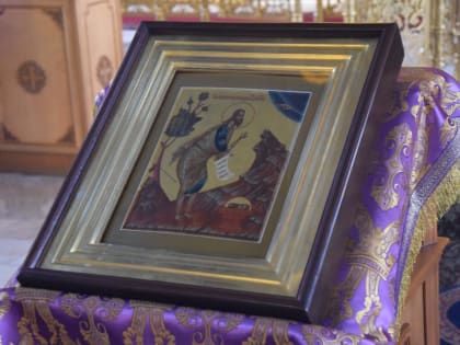 Cлужение Правящего архиерея в день праздника Обретения главы Иоанна Предтечи