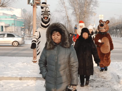 «Новогодний патруль» следит за дорогой