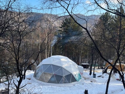 Мечта воплотилась в жизнь: в экстрим-парке «Мраморка» появился геокупол