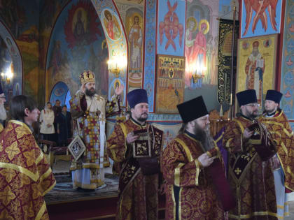 Архиерейское служение в субботу первой седмицы Великого поста