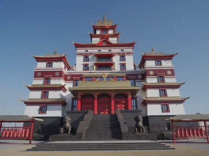 Крупнейший в России буддийский монастырь откроют в Кызыле в апреле