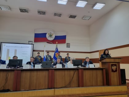 13.02.2023 исполняющий обязанности начальника Управления Министерства юстиции Российской Федерации по Республике Хакасия Ольга Сиротинина приняла участие в Коллегии Управления ФССП