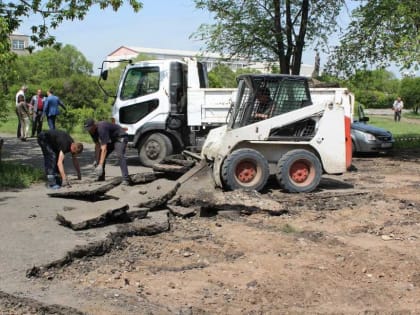 В Черногорске начались работы в рамках федеральной программы «Городская среда»