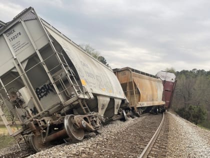 В США четвертый раз за месяц потерпел крушение поезд компании Norfolk Southern