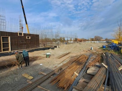 Новую детскую поликлинику в Хакасии строят по современным стандартам