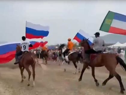 В Хакасии прошли скачки сельских конников