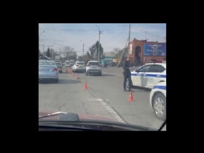 ДТП на въезде в Абакан - сразу 3 автомобиля
