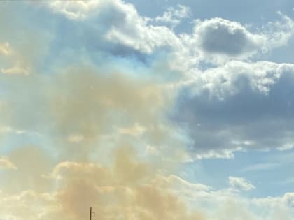 В понедельник в Хакасии трижды полыхала степь