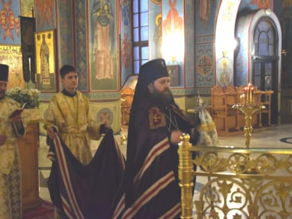 Служение архипастыря в день празднования Собора Предтечи и Крестителя Господня Иоанна