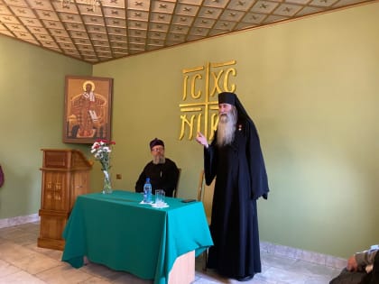 Состоялась встреча прихожан храмов столицы Республики Хакасия с иноком Киприаном (Бурковым)